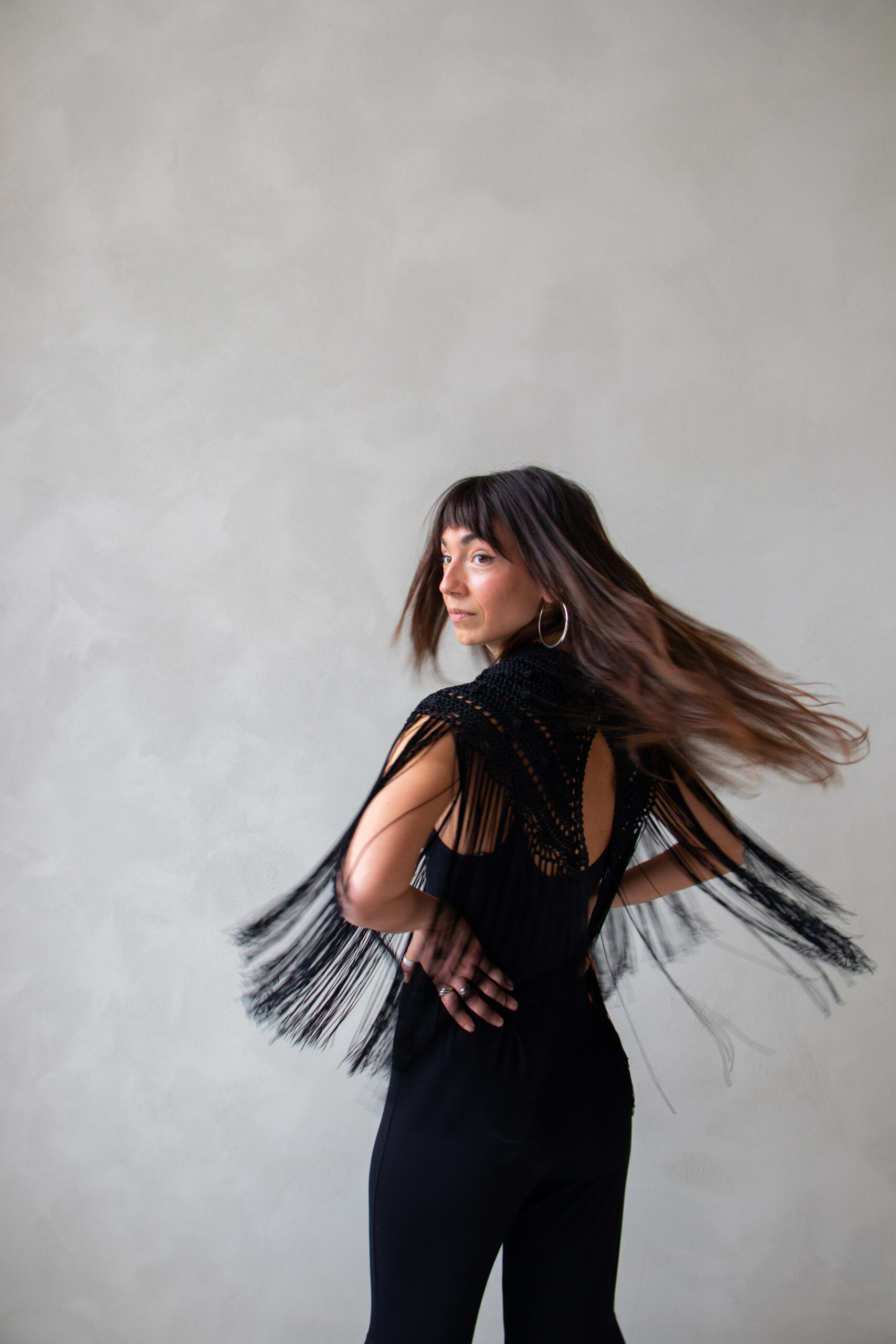 IMG_8756 HECHO A MANO / TOP ™️ FlamencoFamily HANDCRAFTED SHAWL / TOP ™️ FlamencoFamily - Imagen 7