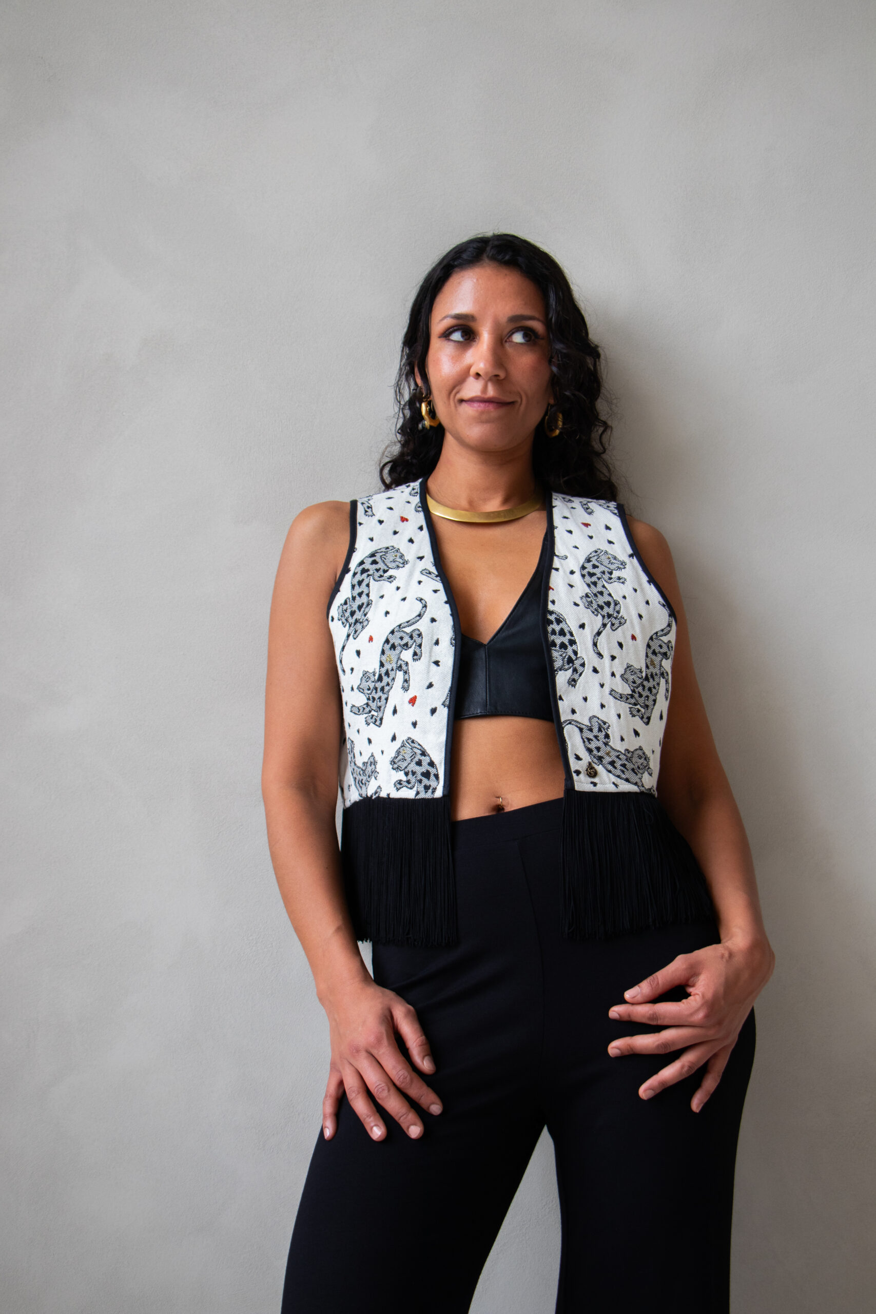 IMG_8813Torera (tela Jacquard) Gilet Torera (jacquard fabric) - Imagen 1