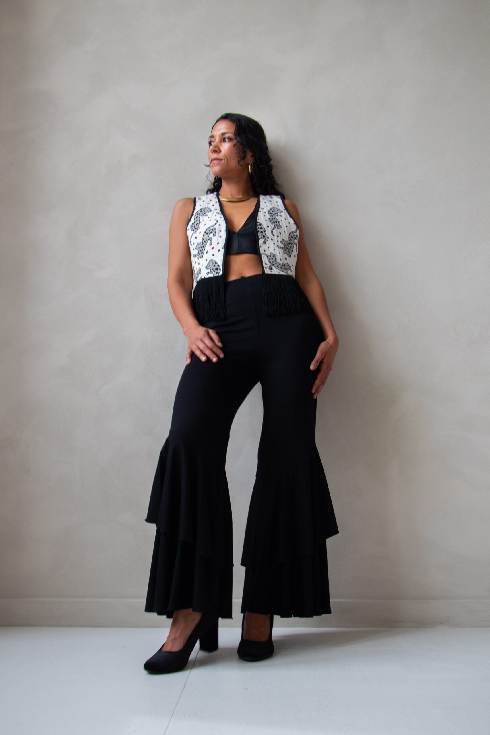 IMG_8814Torera (tela Jacquard) Gilet Torera (jacquard fabric) - Imagen 5